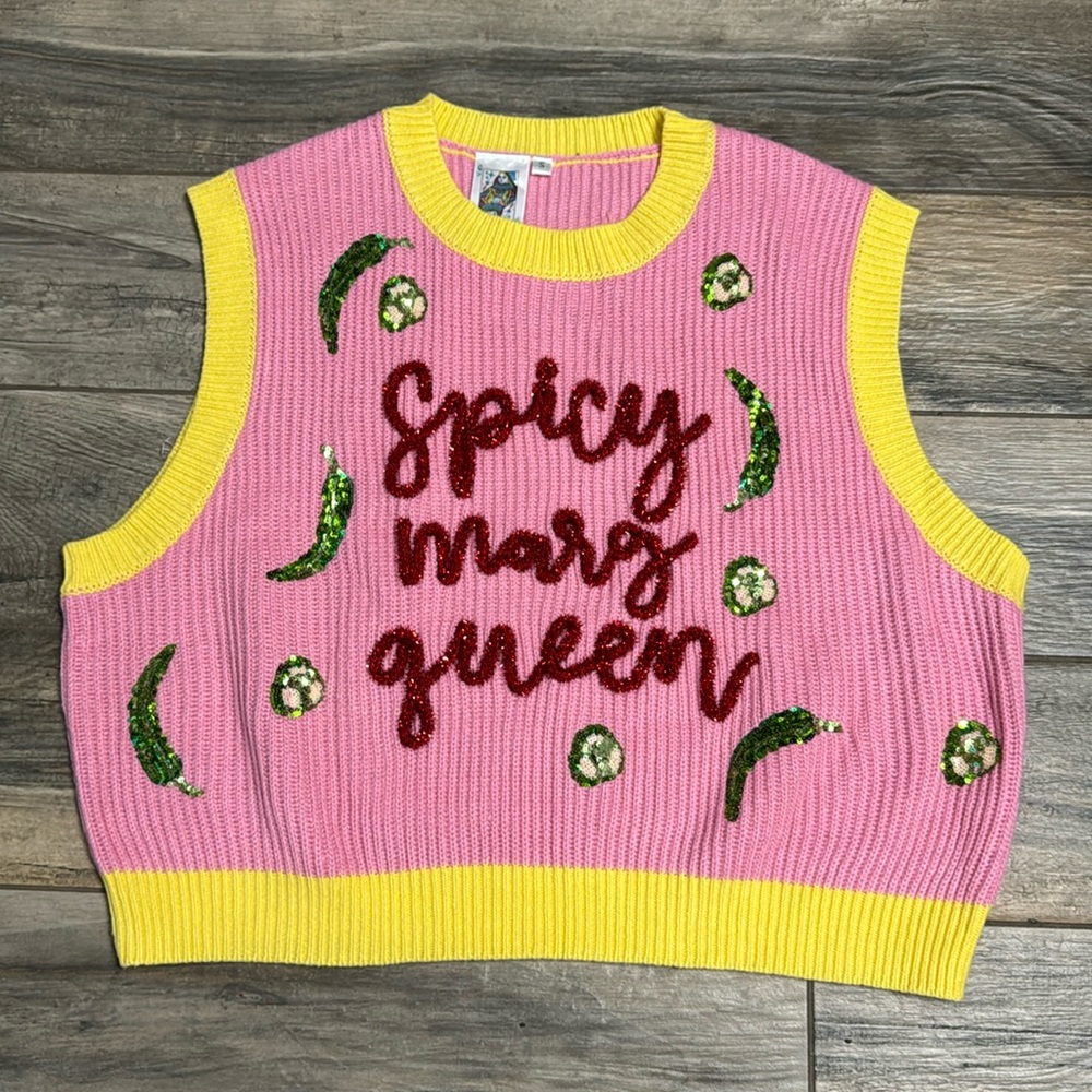 Queen of Sparkles Spicy Marg Queen Vest